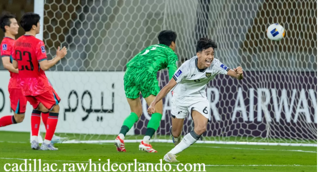 Gol Evandra Florasta ke Gawang Korea Selatan